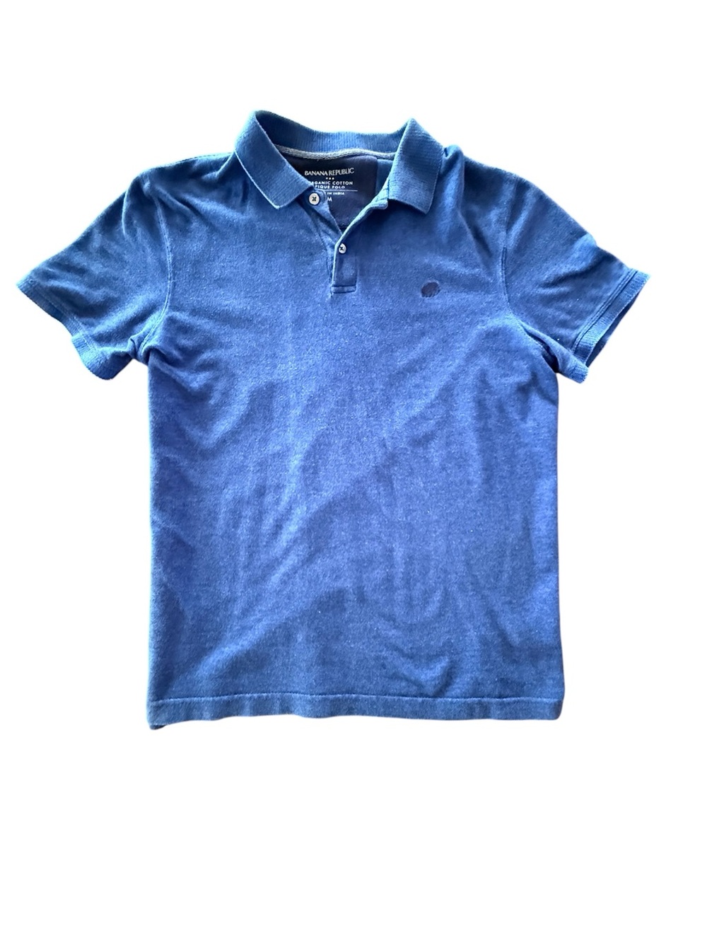 Banana Republic Men’s Blue Denim Look Polo Shirt